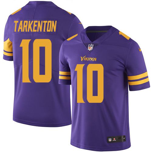 Men Minnesota Vikings #10 Fran Tarkenton Nike Purple Rush Limited NFL Jersey->minnesota vikings->NFL Jersey